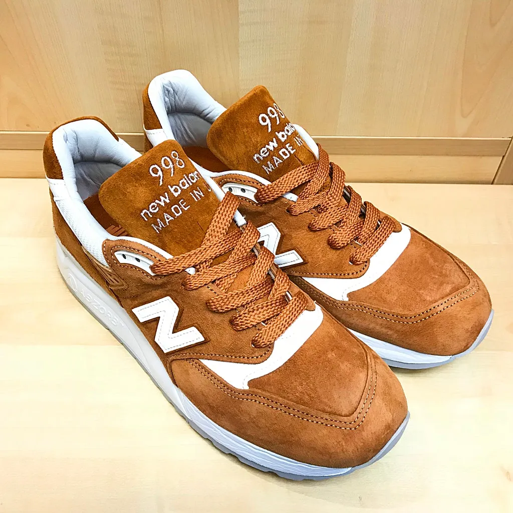 NEW BALANCE M998TCC TAN WHITE MADE IN USA