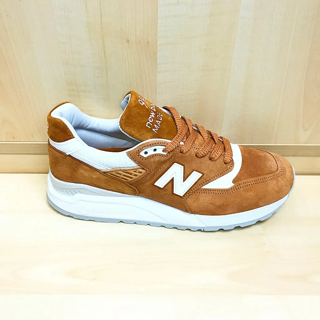 NEW BALANCE M998TCC TAN WHITE MADE IN USA