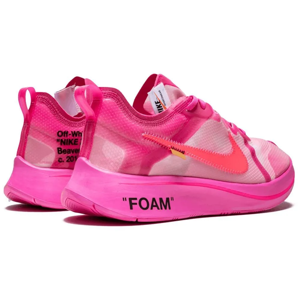 Off-White x Nike Zoom Fly SP Pink