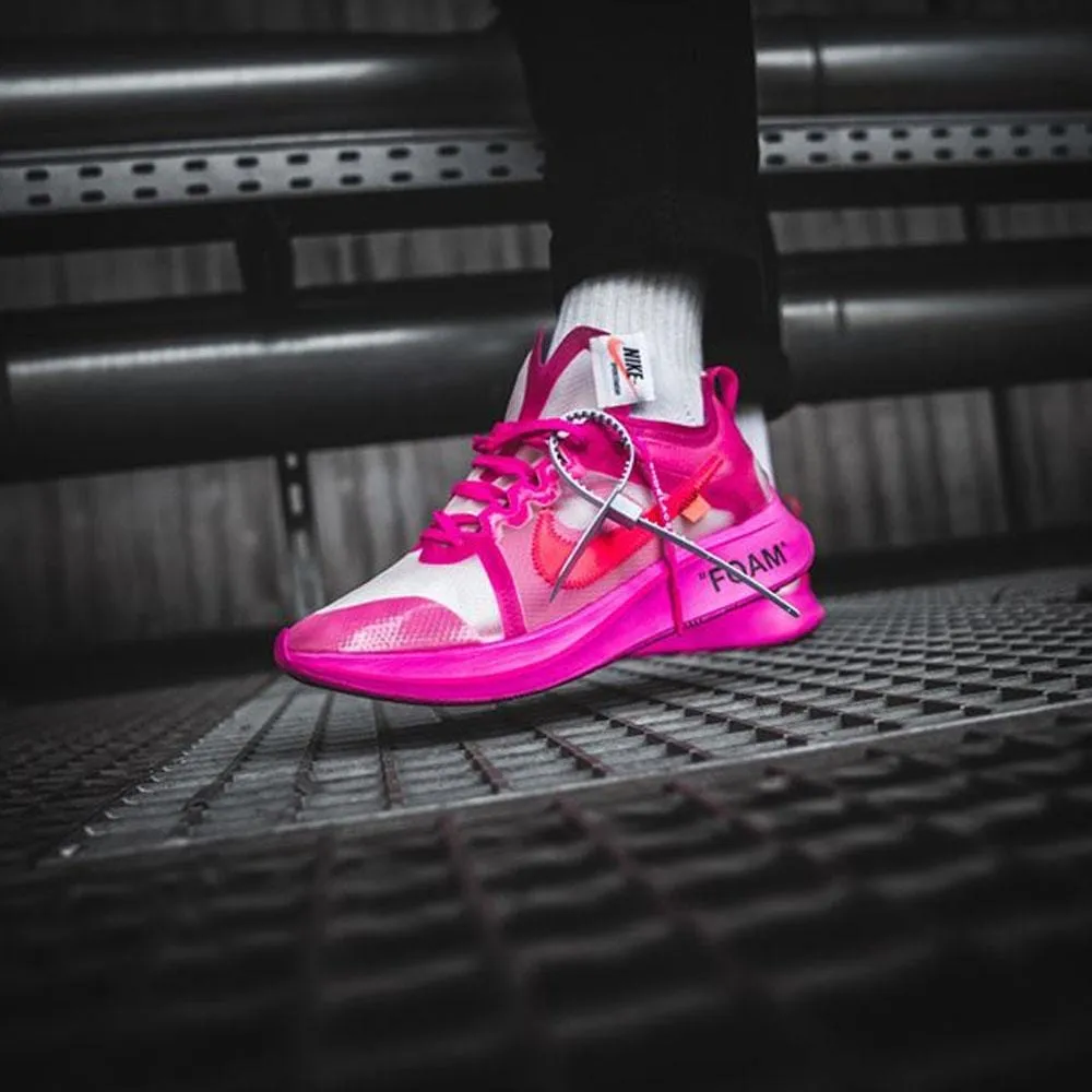 Off-White x Nike Zoom Fly SP Pink