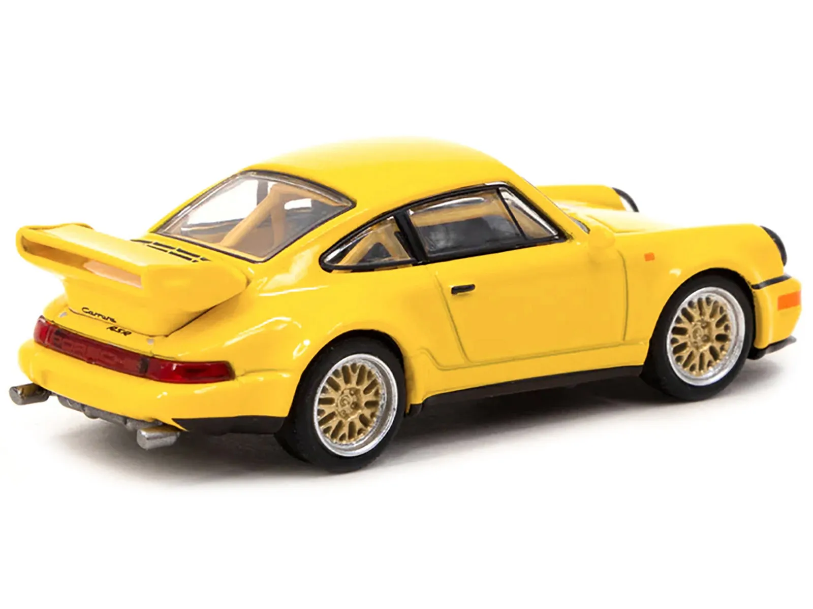 Porsche 911 RSR Yellow Collab64 Series 1/64 Diecast Model Car by Schuco & Tarmac Works