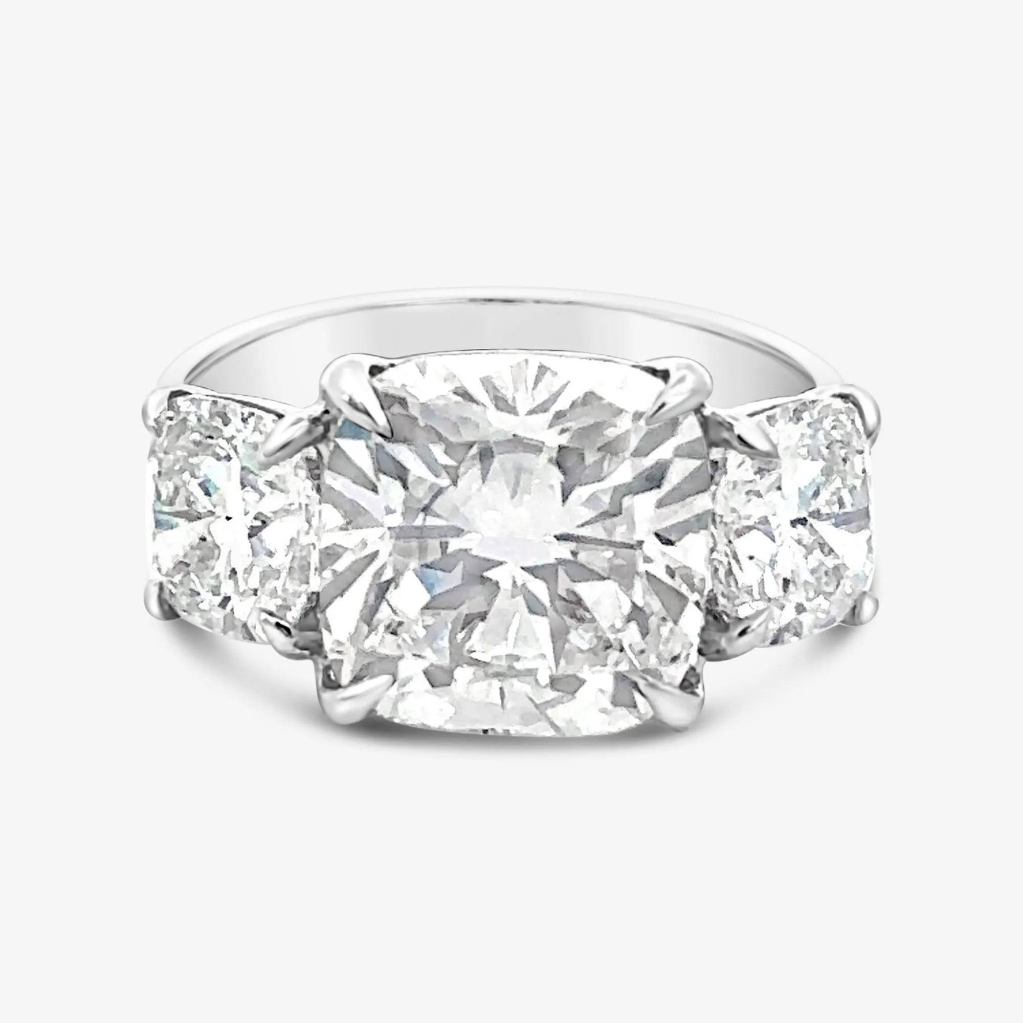 Preset 4.37CT Cushion Lab Grown Diamond Engagement Ring