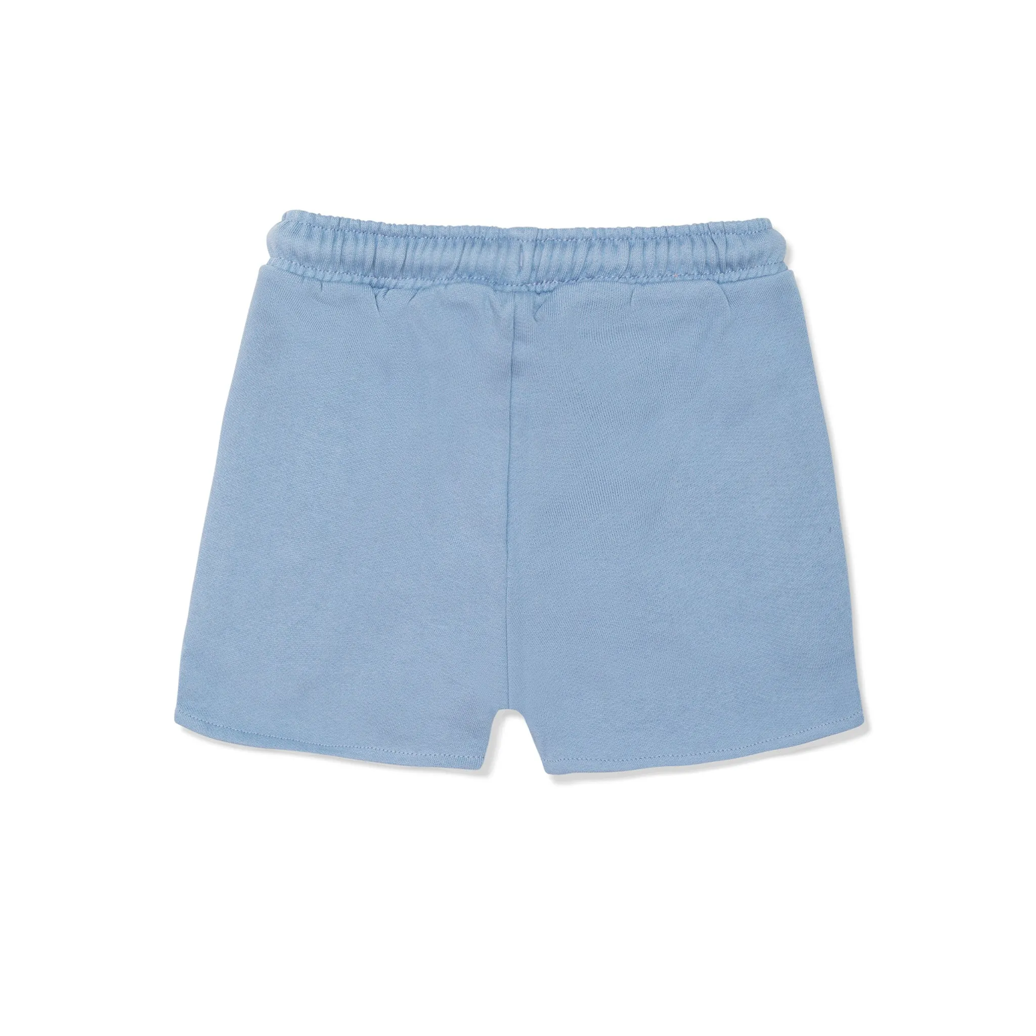 Recycled Cotton Della Blue Cropped Girl Shorts