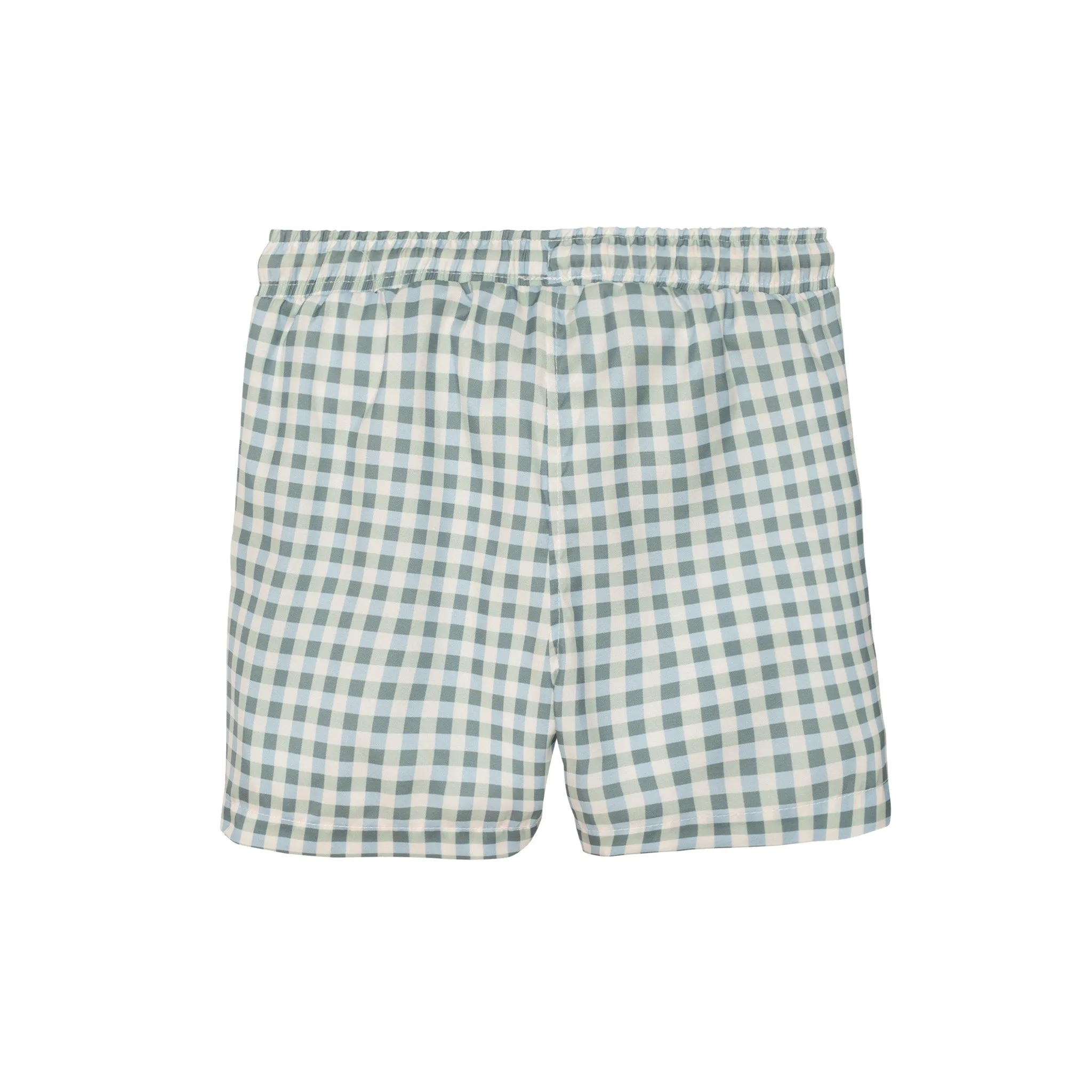 Seaqual Recycled Polyester Gingham Baby Swim Trunks