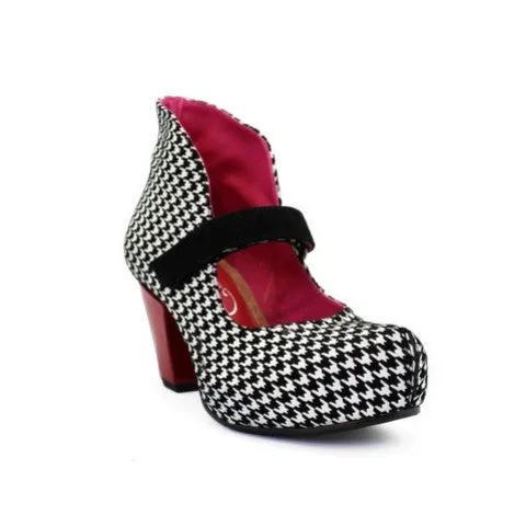 Stylo - Houndstooth bar shoe