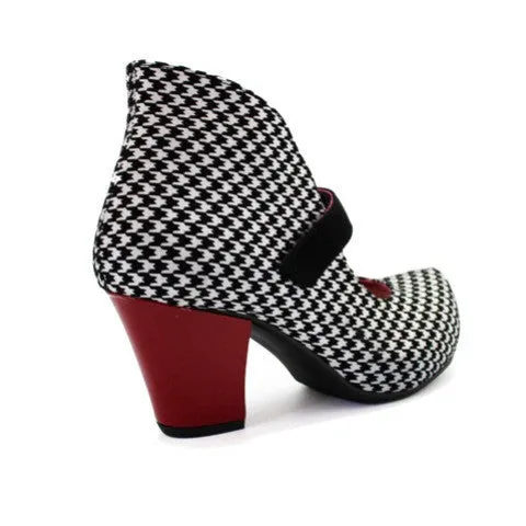 Stylo - Houndstooth bar shoe