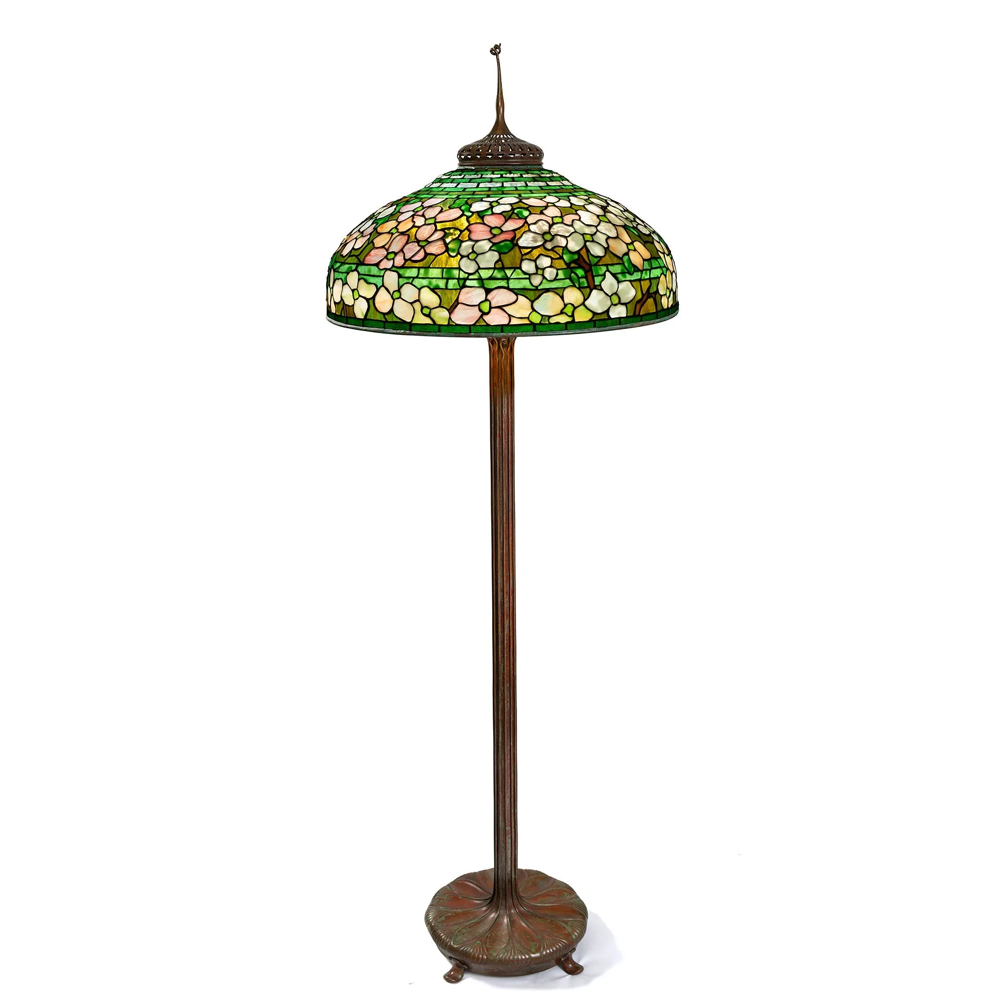 Tiffany Studios New York "Dogwood" Floor Lamp