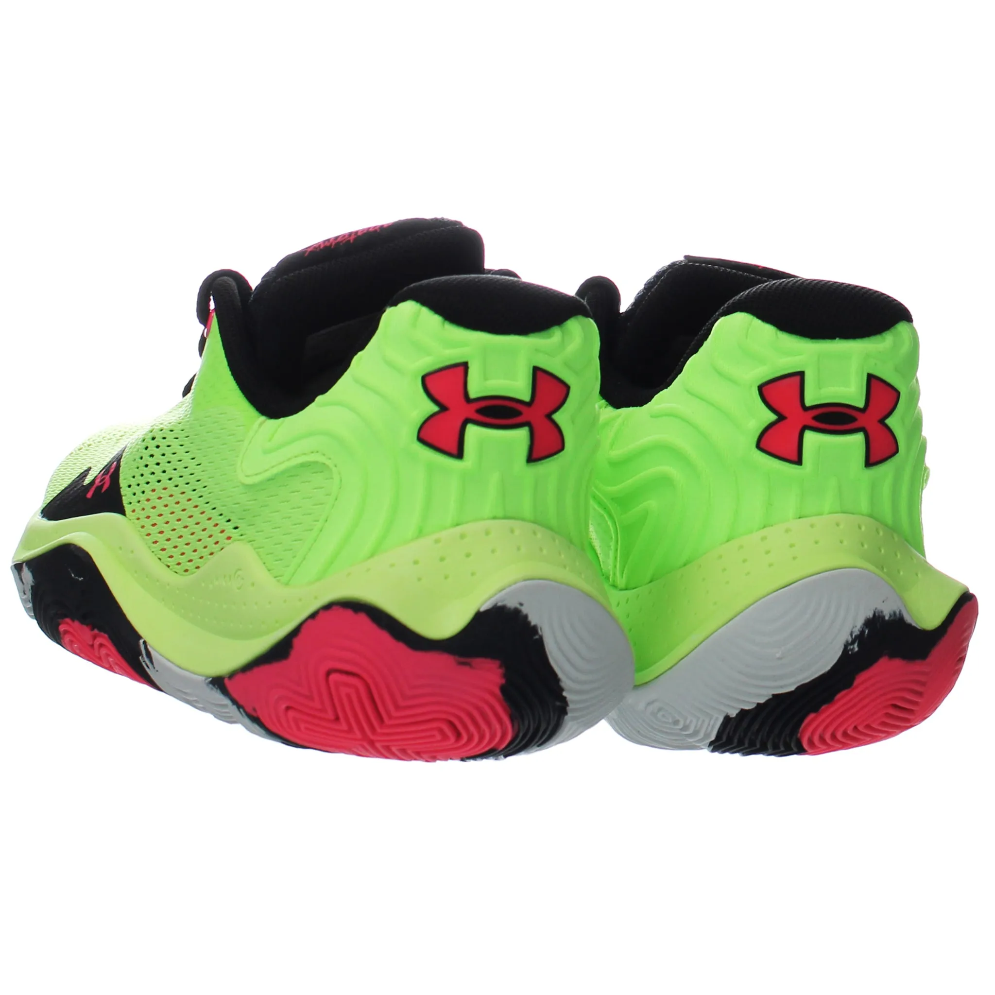 Under Armour Spawn 4 Green Mens Trainers