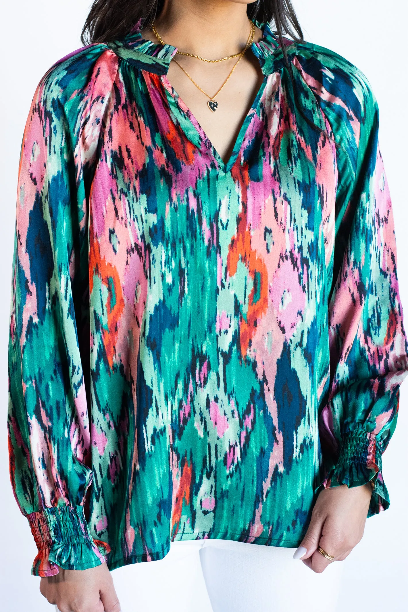 Up to Chance Multicolor Blouse