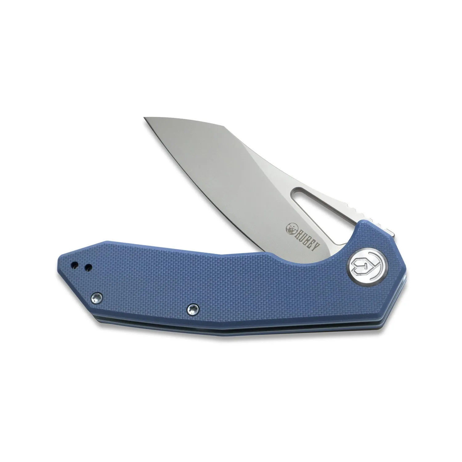 Vagrant Liner Lock Folding Knife Denim Blue G10 Handle (3.1 Sandblast AUS-10) KU291F