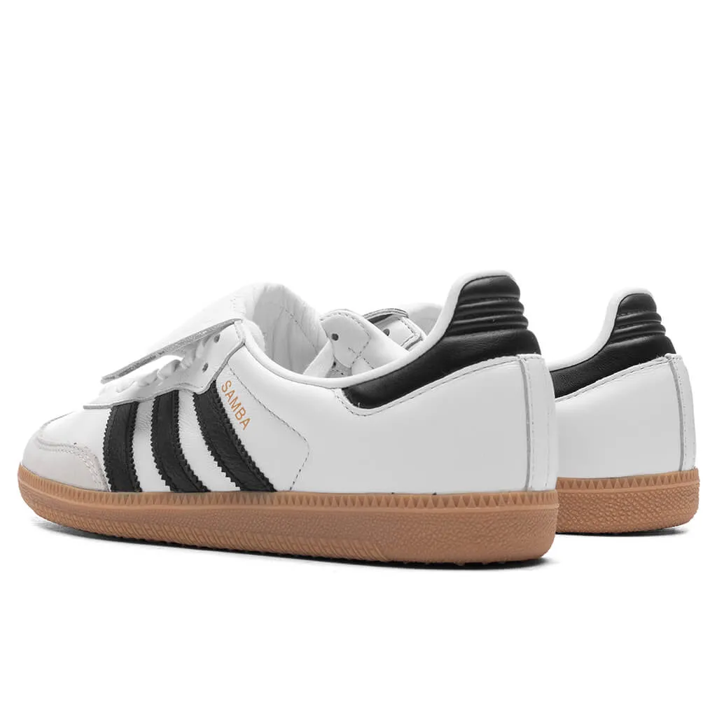 Women's Samba LT - Footwear White/Core Black/Gold Metallic